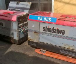 Máy phát hàn SHINDAIWA DGW400DM cho thuê 